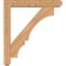 Ekena Millwork Balboa Craftsman Smooth Bracket w/ Offset Brace, Western Red Cedar, 5 1/2"W x 32"D x 36"H BKT0604X32X36BOA04SWR - alternate 3
